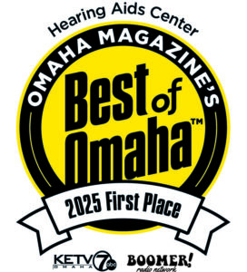 Omaha Magazine's Best of Omaha award for Hearing Aids Center