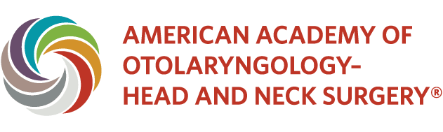 Logo for the American Academy of Otolaryngology Head & Neck Surgery